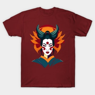 Geisha Girl Graphic T-Shirt